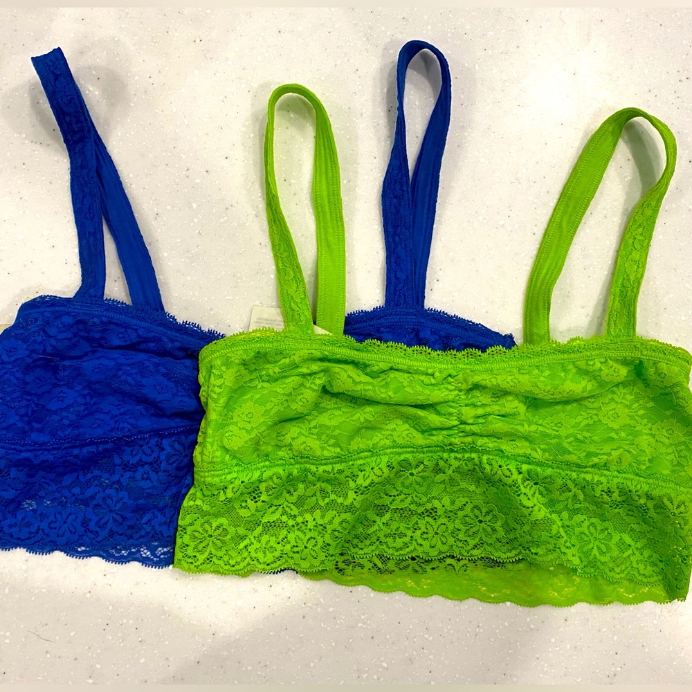 Gilly Hicks Green Lace Bralette